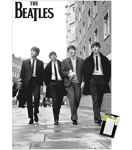The Beatles 大型ポスター Amazon.com: Trends International The Beatles - In London Wall